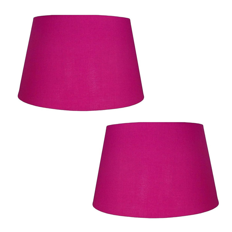 Talaina 25cm H Cotton Lamp Shade, Purple