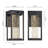 Solar-powered LED Outdoor wall lights with Motion Sensor-1577945358