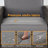 Wicker/Rattan 7 - Person Seating Group with Fire Pit Table-69505240