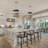 Cleola 3-Light Woven Bell Pendant