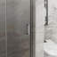 Panneau de douche pivotant en verre trempé transparent de 1/4 po x 72 po Gooduy-119845830