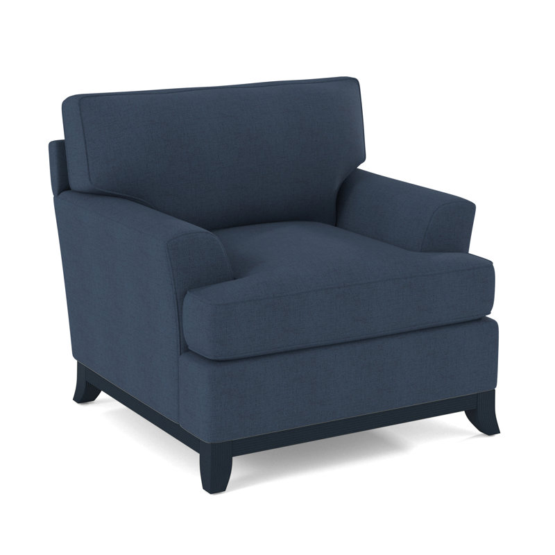 Oaks Way Armchair, Navy, Stone Crypton Performance; 0884-83