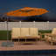 Parasol lumineux en porte-à-faux 9 pi 6 po Aya-Rose-86842542