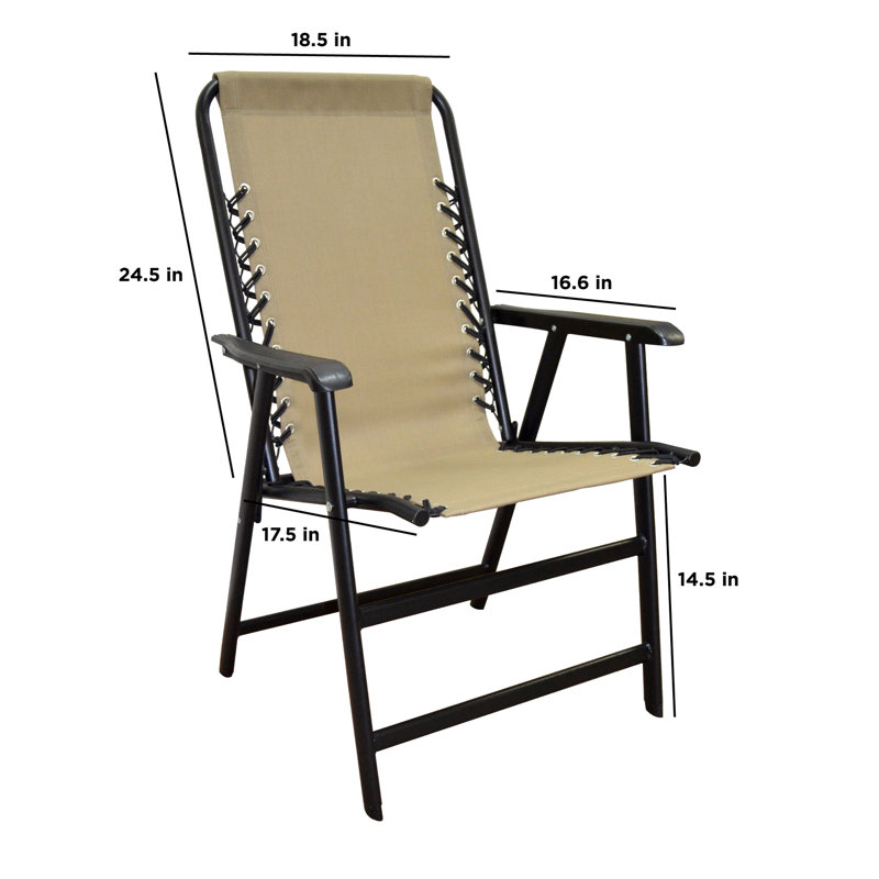 Chaise pliante en résine, Beige