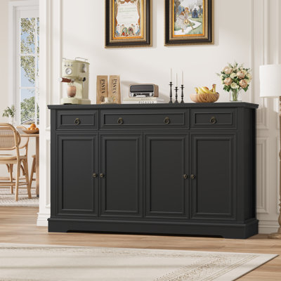 Broadview 54" Sideboard Buffet with Drawers, Dining Cabinet with Adjustable Shelf