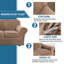 Box Cushion Loveseat Slipcover-1420510124