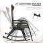 Ensemble de 2 chaises berçantes d'extérieur Outsunny