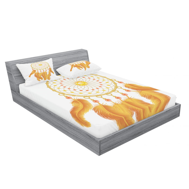 Microfiber Sheet Set, Queen Sheet Set with Fitted Sheet