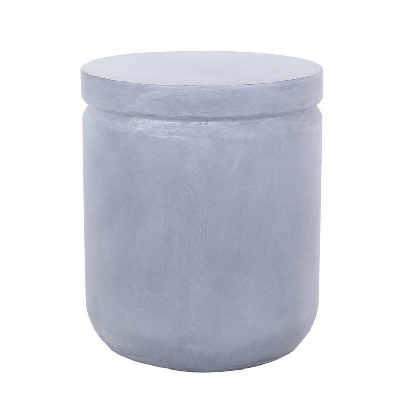 Outdoor Concrete End Table