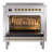 ILVE Nostalgie II Series 36 inch Induction Range with 6 Induction Elements (Glass Door)-99299787