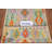Geometric Kilim Wool Runner Rug 3x10