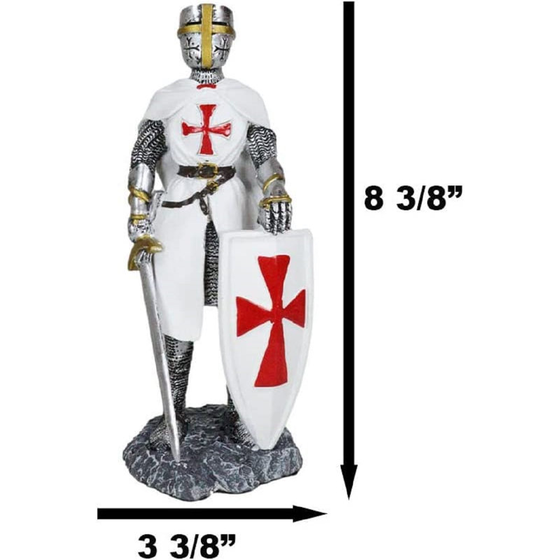 Manthei chevalier croisé blanc