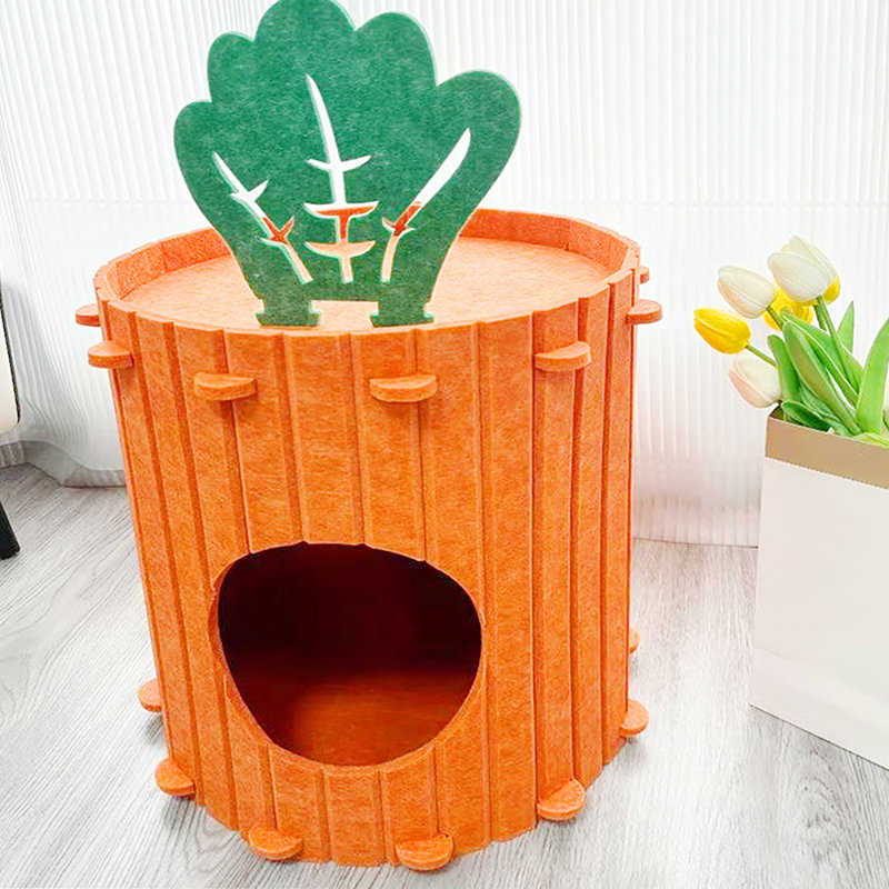 Nest Pet Bed, Orange
