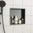 Stainless Steel Shower Niche, Gunmetal Black-962700903