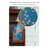 Rustic Solid Wood Display Bookcase with Decorative Painted Cabinets