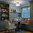 Modern 1-Light Polished Brass Flush Mount Ceiling Light with Glass Shade
