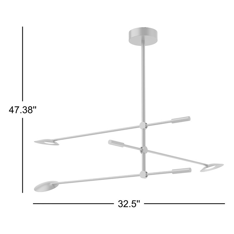 Rotaire 3 - Light LED Chandelier
