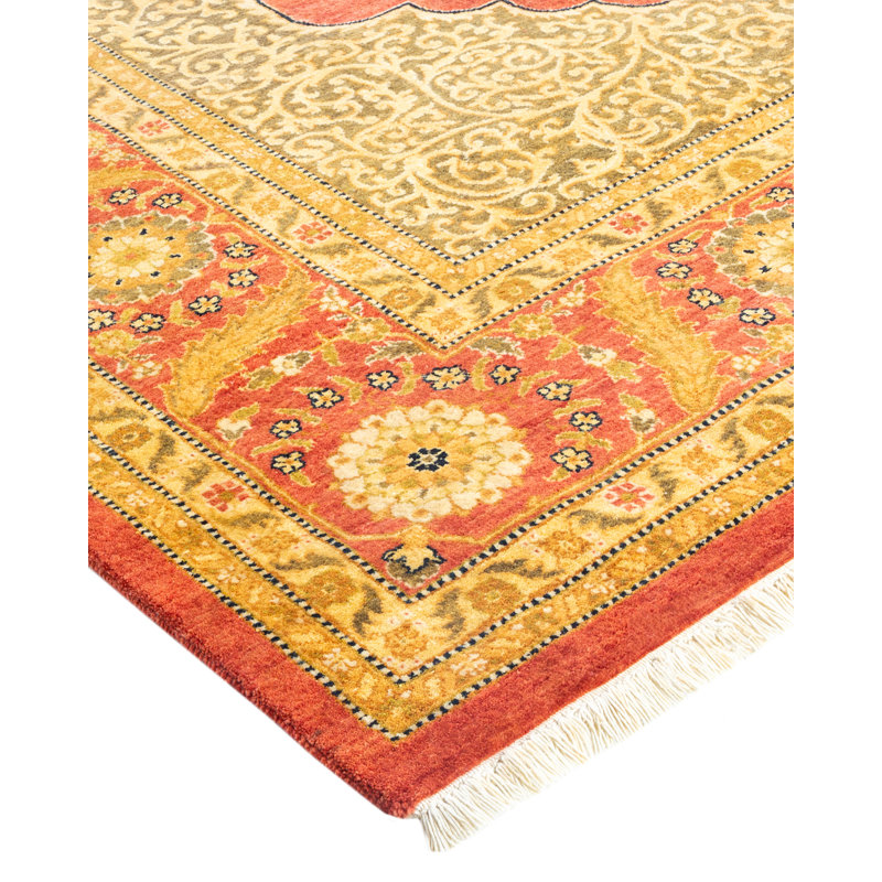 Classic One-of-a-Kind 6' 4" x 8' 10" Hand Knotted Area Rug