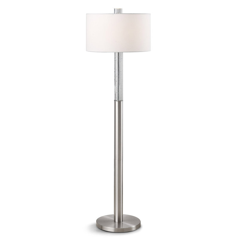 Kist 62.5'' Brushed Nickel Traditional Floor Lamp