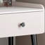 Coiffeuse avec miroir lumineux, 5 tiroirs, 1 chaise-1941223666