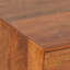 Table de chevet Nali, 2 tiroirs, bois de manguier sablé, boutons en laiton-2106712403