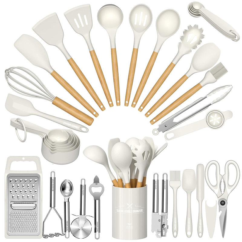 X － MAX MEUBLES 34 pièces, Gris / Jaune pâle