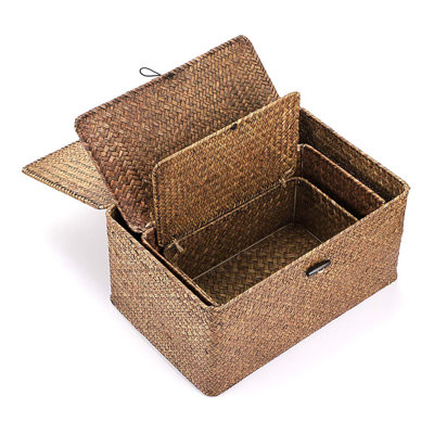Bayou Breeze Seagrass Decorative Bin
