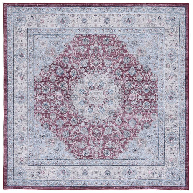 Tucson Performance Machine Washable Oriental Rug, Square 6'
