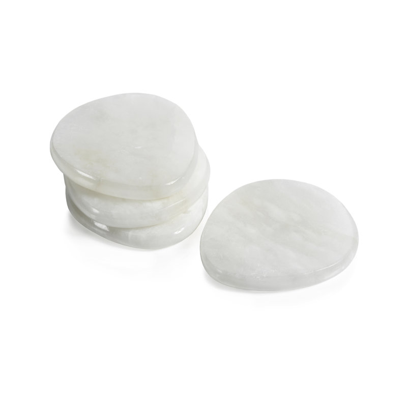 Bennour Alabaster Coasters, Set of 4