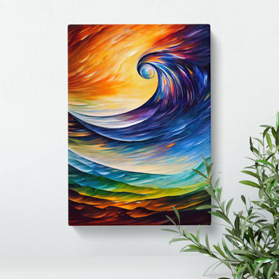 Ocean Wave Abstract No.4 - Wrapped Canvas