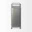 Udo Metal Bar Cart with Wheels