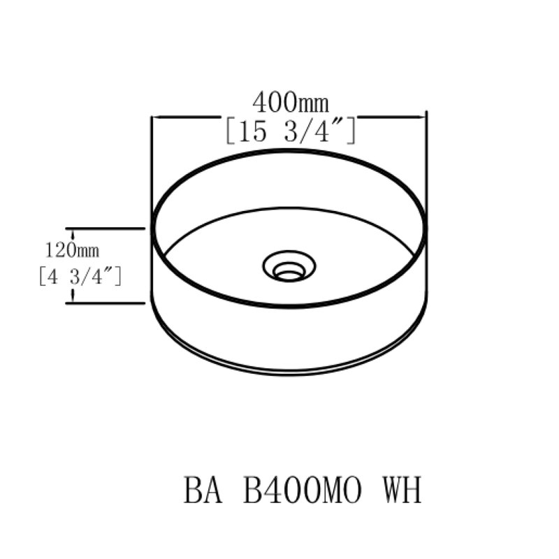 Lavabo de salle de bain en céramique