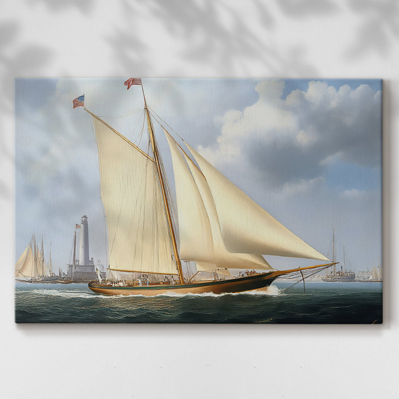 Nautical Series-CXIII - Cavas enveloppés de galerie, 40 x 60