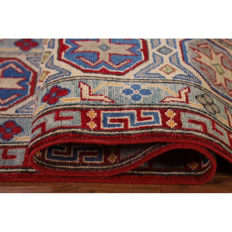 Handmade Red Kazak Oriental Area Rug 8x11