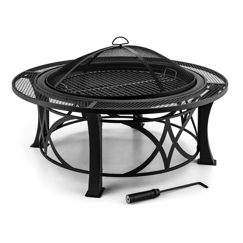 Round Steel Smokeless Fire Pit