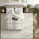 Durable Polyester Bedding Sets, Black/ivory Design, Comfortable Home