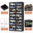 10-Tier 40 Pairs Foldable Stackable Shoe Storage Cabinet For Entryway Large Shoe Rack Sneaker Storage with Magnetic Doors Easy Assembly-934939424-930431803