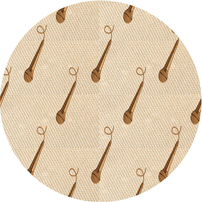 Indoor Rug, Round 3'