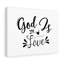 God Is Love - Wrapped Canvas Print-1267729098