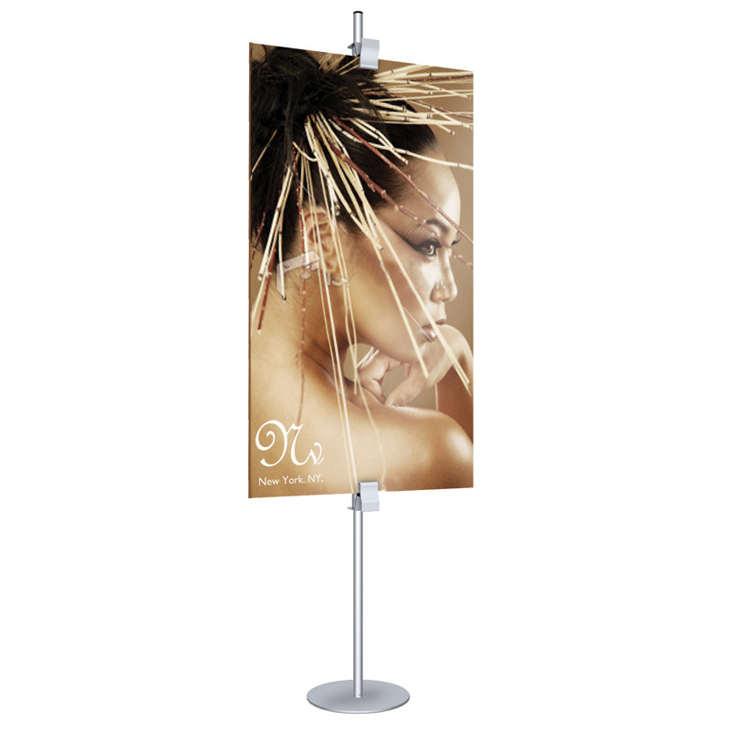 Support de fixation Visual Merchandising, Noir mat