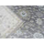 Tapis ivoire / gris noué à la main 8 pi 2 po x 9 pi 10 po Dipak Oushak