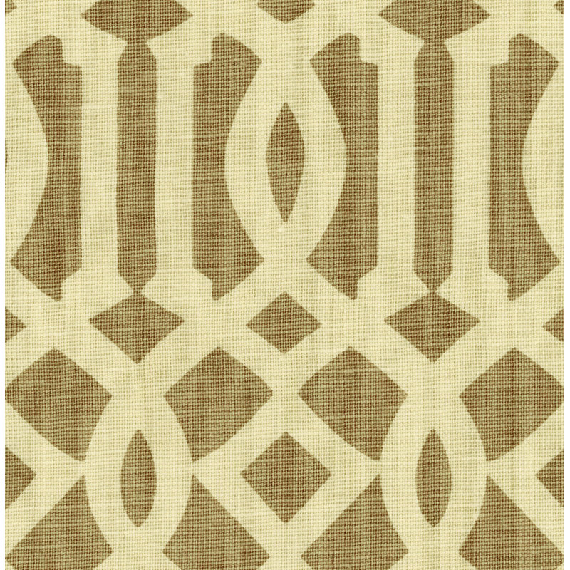 Tissu Imperial, Naturel / café