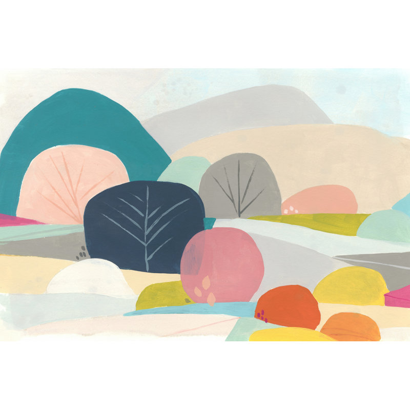 Meadow Whimsy I - Wrapped Canvas Print, 51cm H x 76cm W x 3.8cm D