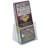 Trifold Brochure Holder. Inside Dimension: 4.125"W