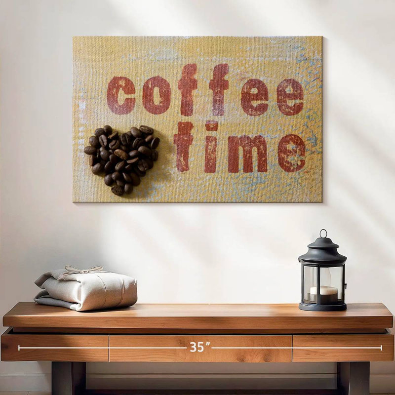 Tergel Coffee Time Typography, 16" H x 24" W