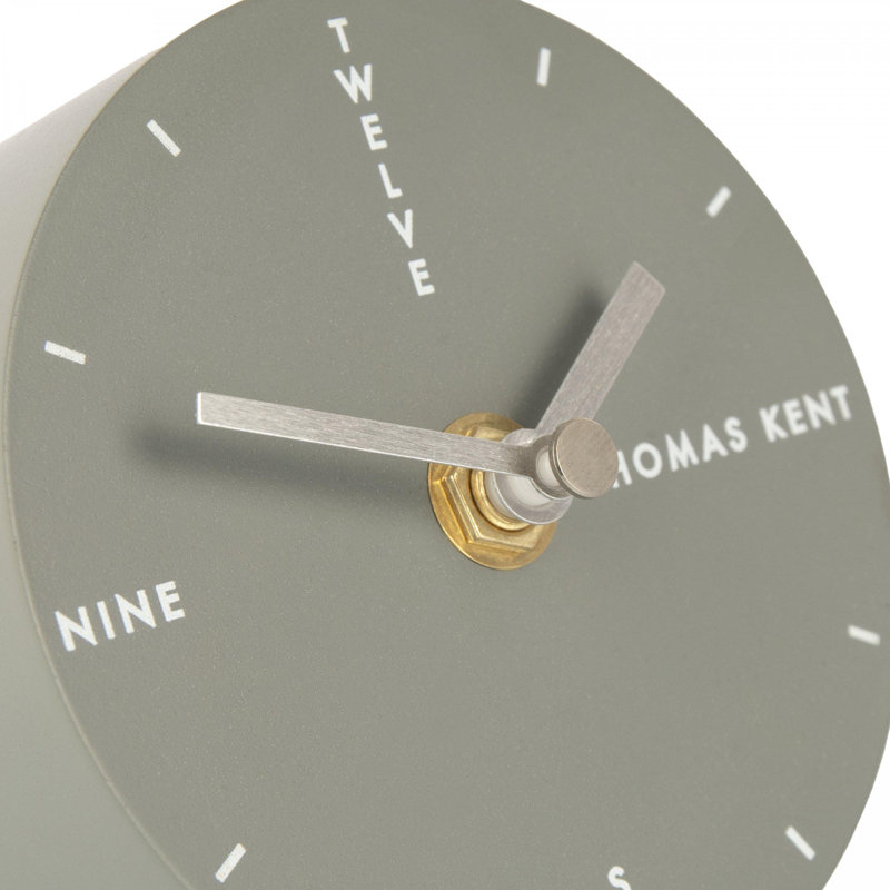 Acrylic Tabletop Clock in Grey