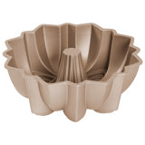 NutriChef Aluminum Non-Stick Round Fluted Cake Pan