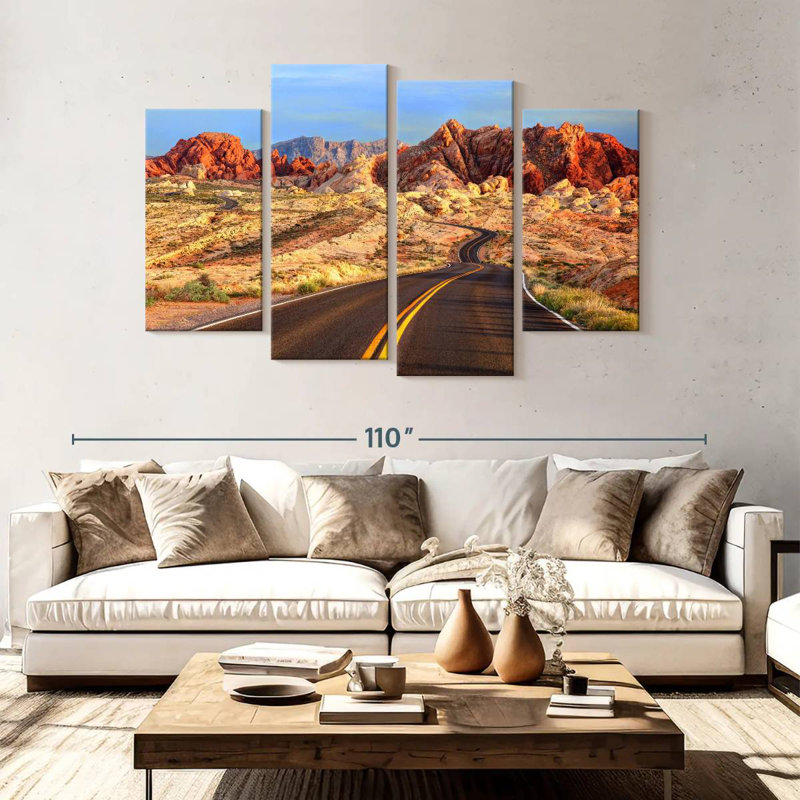 Mehar Highway In Valley Of Fire, H 54 po x l 84 po
