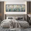 «Blue Birch Tree Forest», impression sur toile encadrée surdimensionnée-111653067-111653065