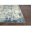 Tapis bleu / beige en laine Power Loom-1390282138